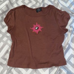 Brown Medium Empyre Crop top